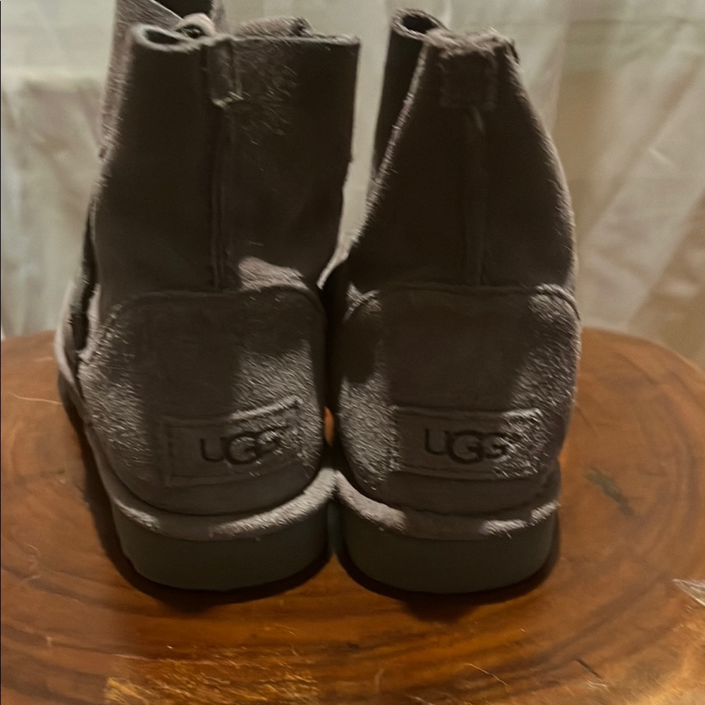 UGG Gray Suede Boots